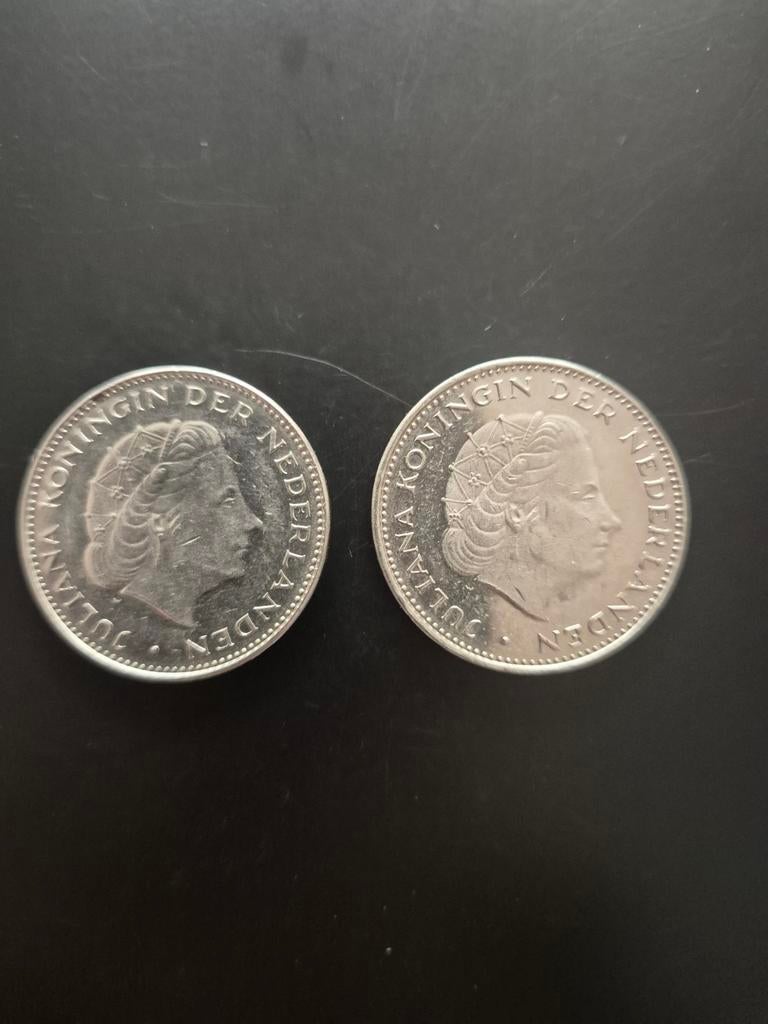 2x Rijksdaalder Unie van Utrecht 1979, Koningin Juliana, Setje, Zilver, Overige waardes