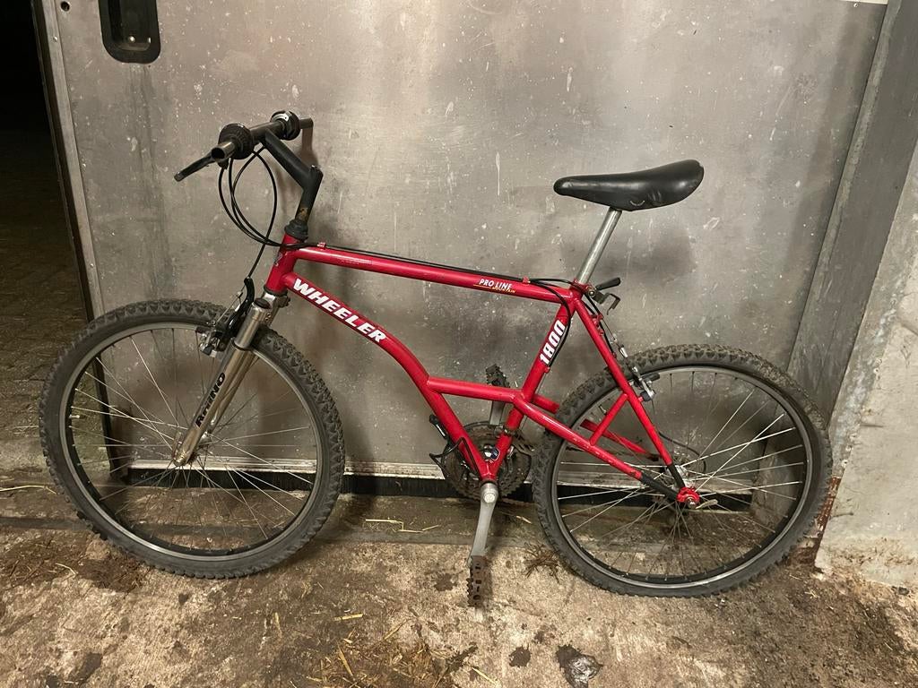 Wheeler Pro Line 1800 Mountainbike - Rode Hardtail, Fietsen en Brommers, Fietsen | Mountainbikes en ATB, Gebruikt, Hardtail, Heren