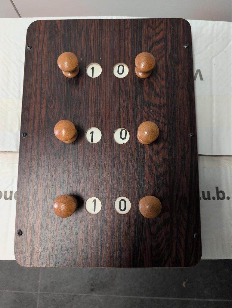 Scorebord biljart, Sport en Fitness, Biljarten en Poolen, Ophalen, Gebruikt, Biljarttafel