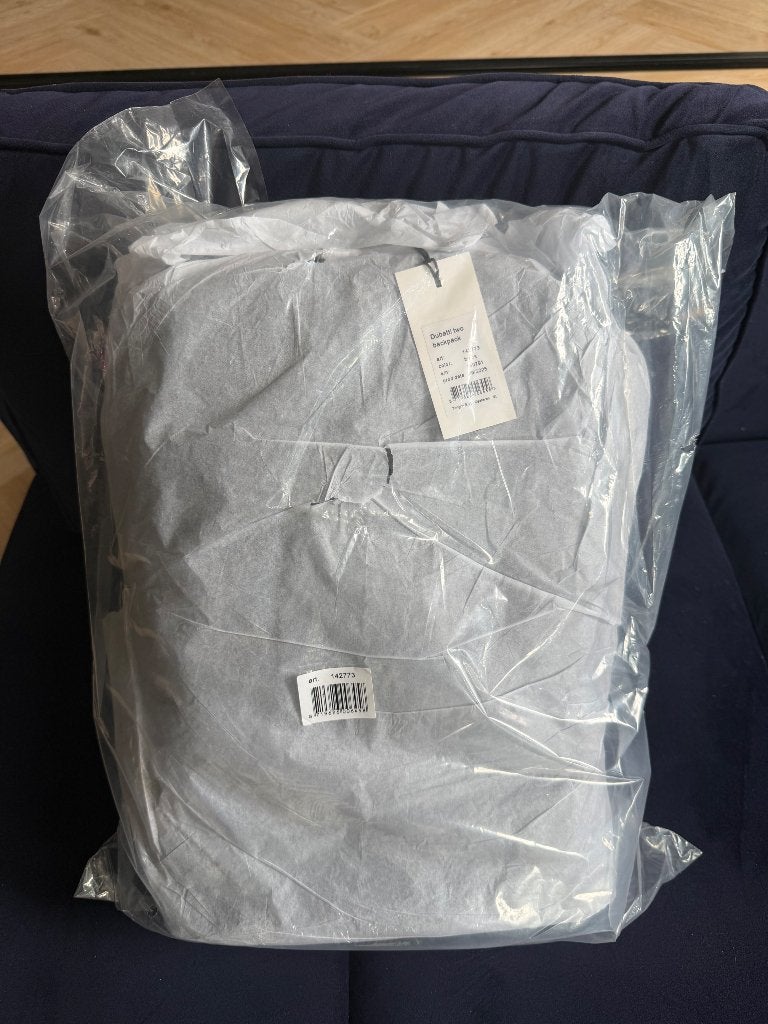 Luiertas Dubatti Zwart Vegan Leather nieuw in de verpakking, Kinderen en Baby's, Luiertassen, Ophalen of Verzenden, Nieuw, Rugzak