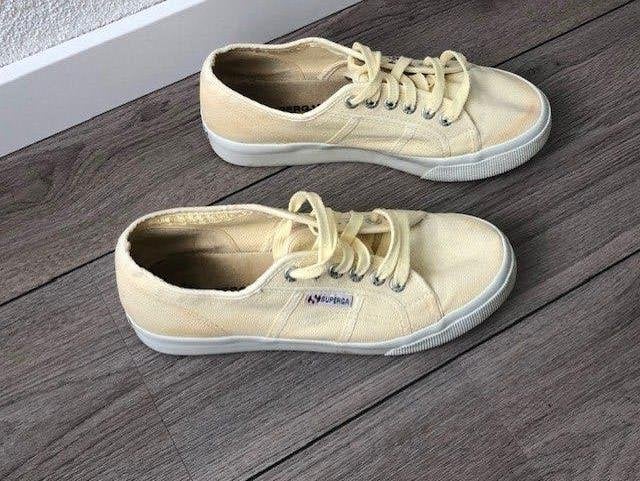 SUPERGA sneakers voor dames te koop! Maat 39., Geel, Ophalen of Verzenden, Sneakers of Gympen, Gedragen