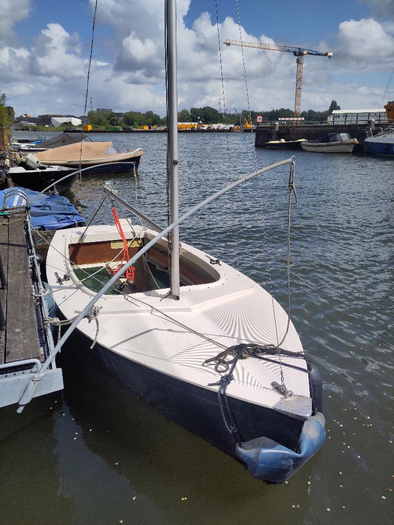 Volksboot 480, vaarklaar, Ophalen, Fok, 70 cm, Gebruikt