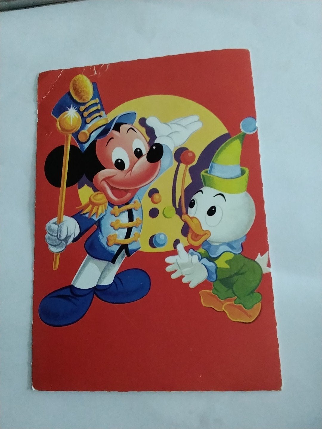 Vintage Disney Ansichtkaart Mickey Mouse & Donald Duck, Ophalen of Verzenden