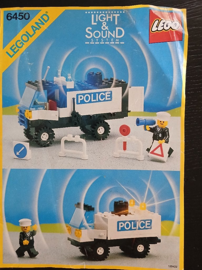 Lego Legoland: 6450 Mobile Politie Truck - compleet, Ophalen, Lego, Compleet, Complete set
