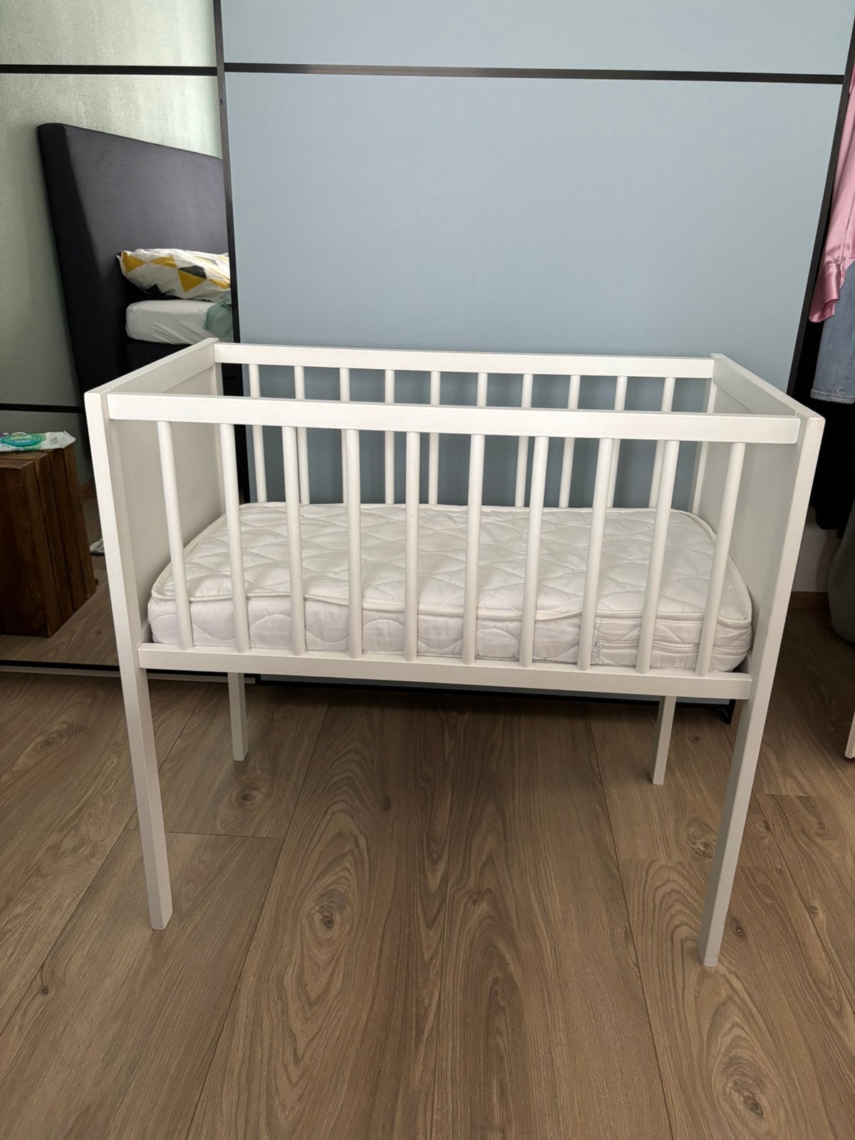 Houten wieg incl matras  40x80 cm van Europe Baby, Ophalen of Verzenden, Gebruikt, Wieg