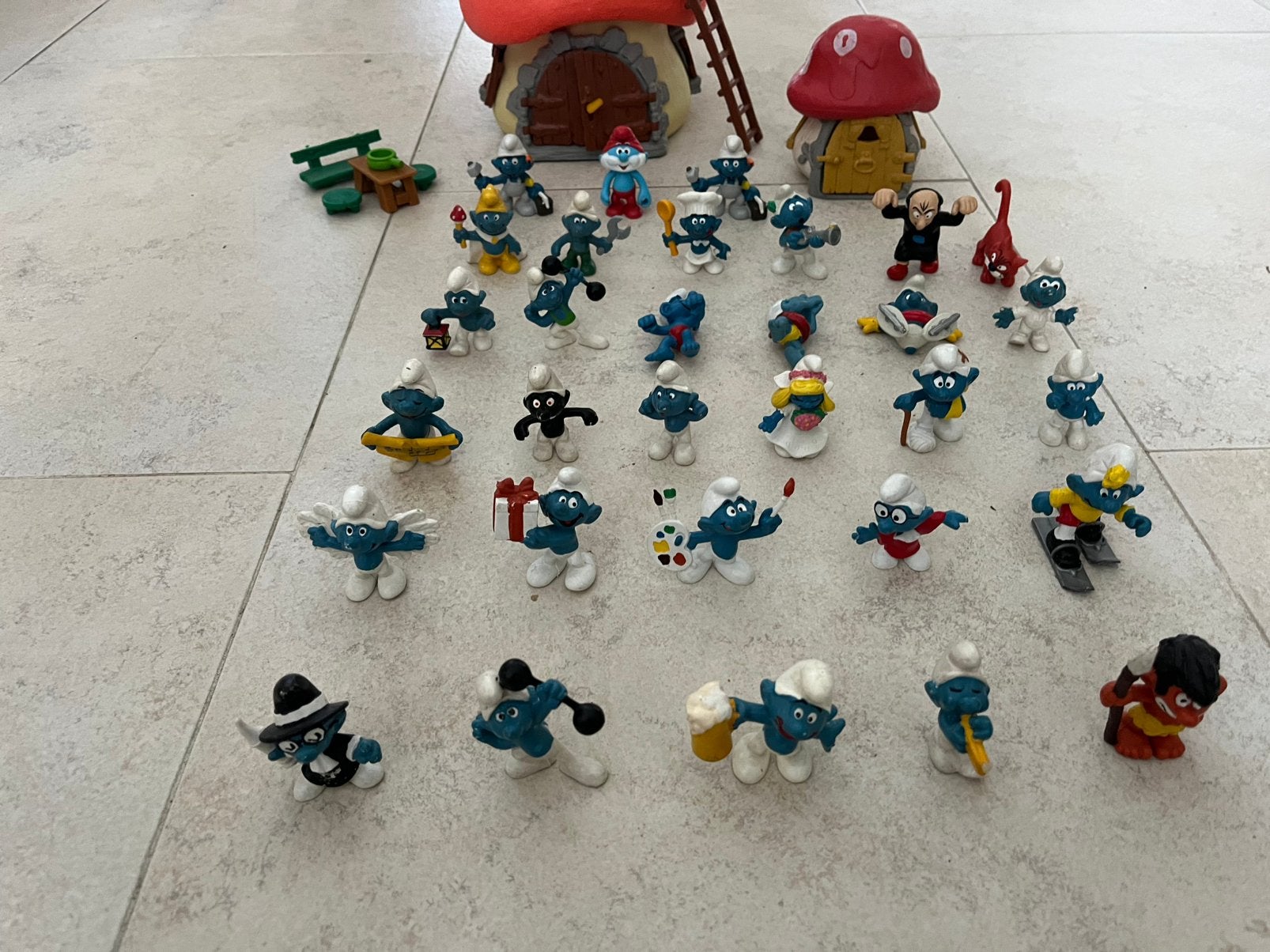 Smurfen, Ophalen, Gebruikt, Verschillende Smurfen