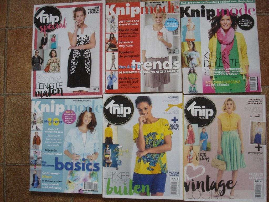 6 x dames modeblad Knip mode special, Ophalen, Overige typen, Vrouw, Zo goed als nieuw