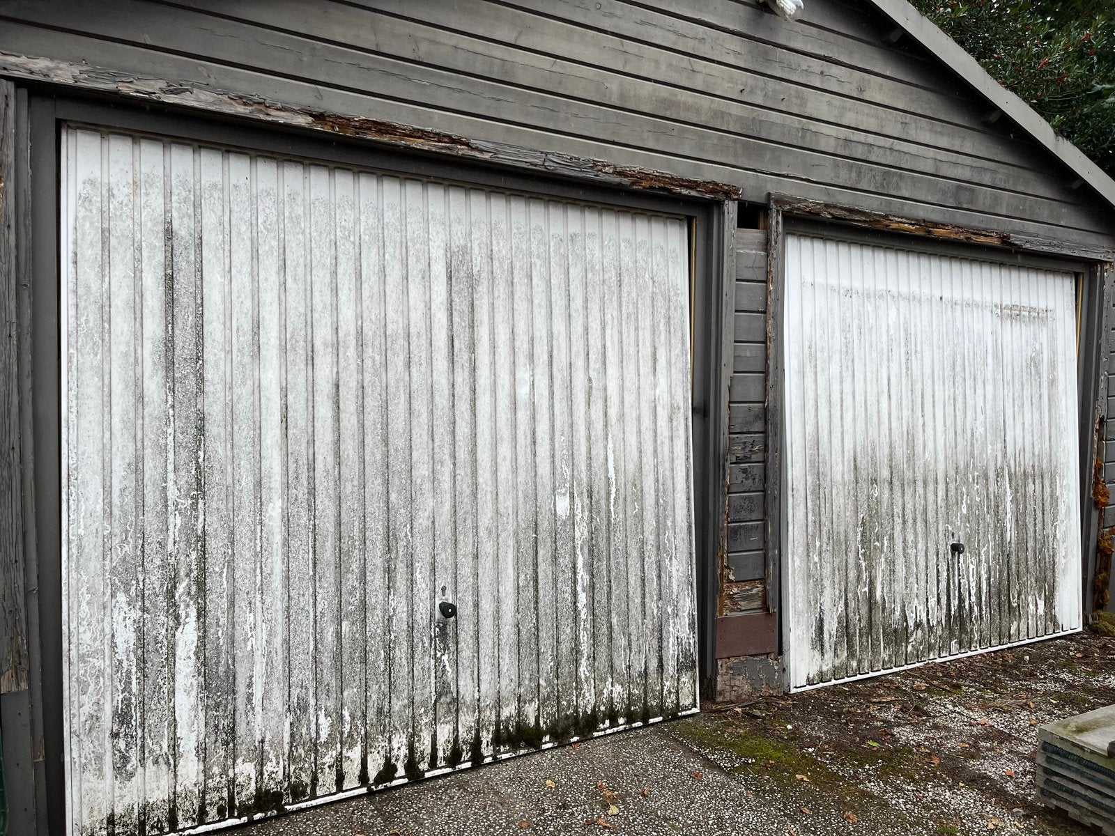 2 Garagedeuren Hormann en elektrische aansturing, Ophalen, Gebruikt, 120 cm of meer, Garagedeur