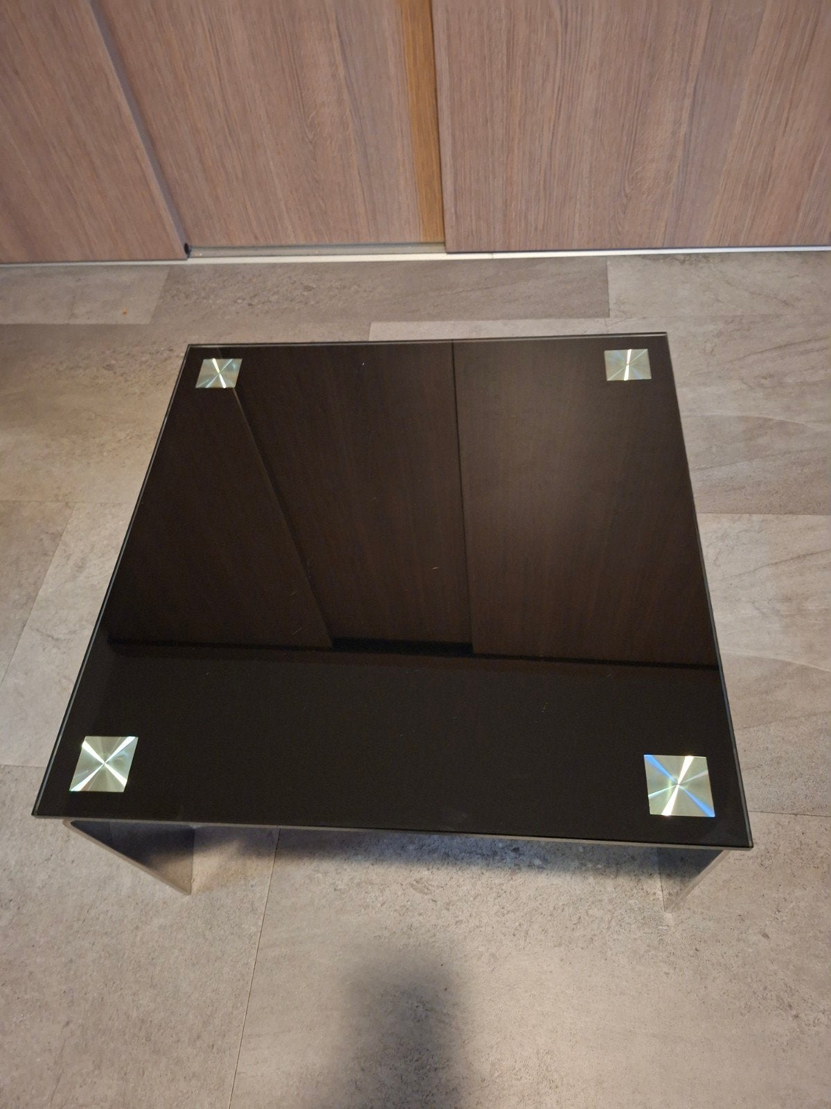 bijzettafel, Minder dan 55 cm, Rond, Glas, Ophalen