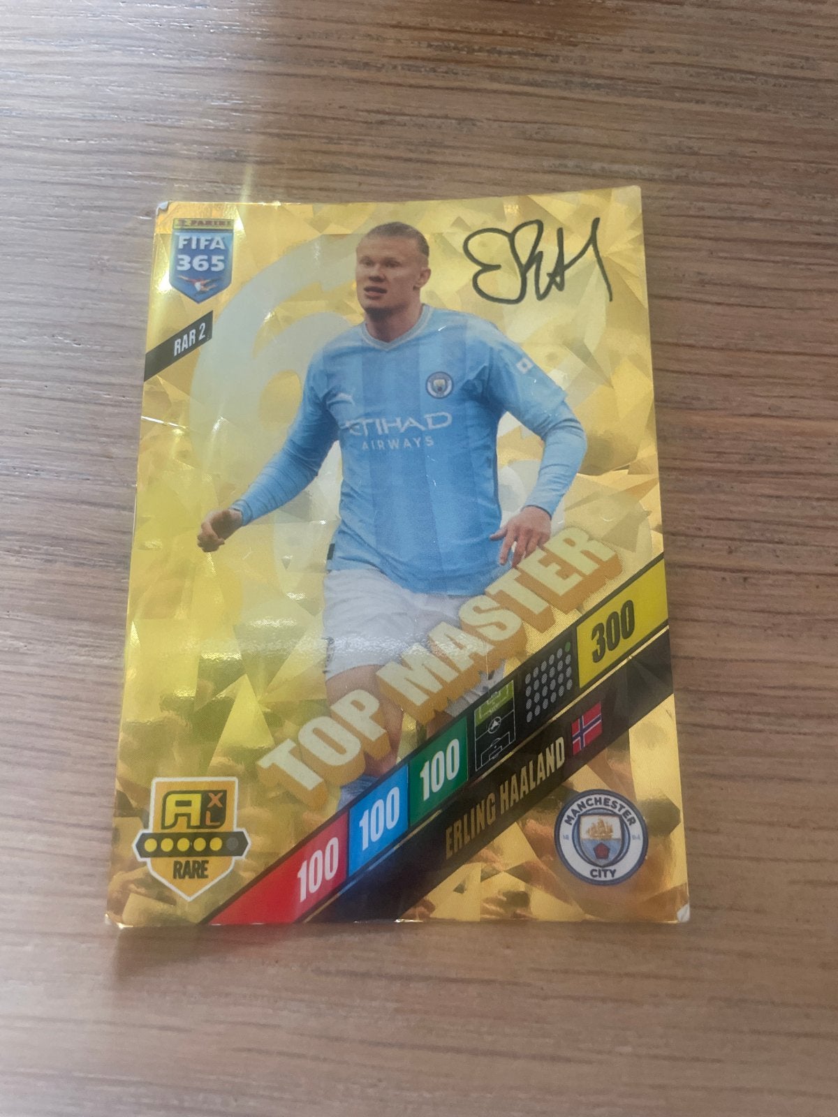 Panini FIFA 365 Adrenalyn XL 2024 Erling Haaland Top Master, Verzamelen, Ophalen of Verzenden, Zo goed als nieuw, Buitenlandse clubs