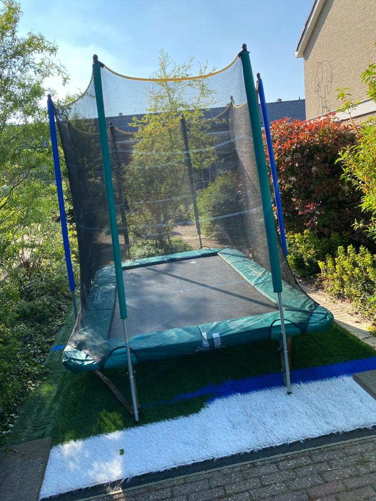 Trampoline beschermnet voor 305 x 214, Ophalen