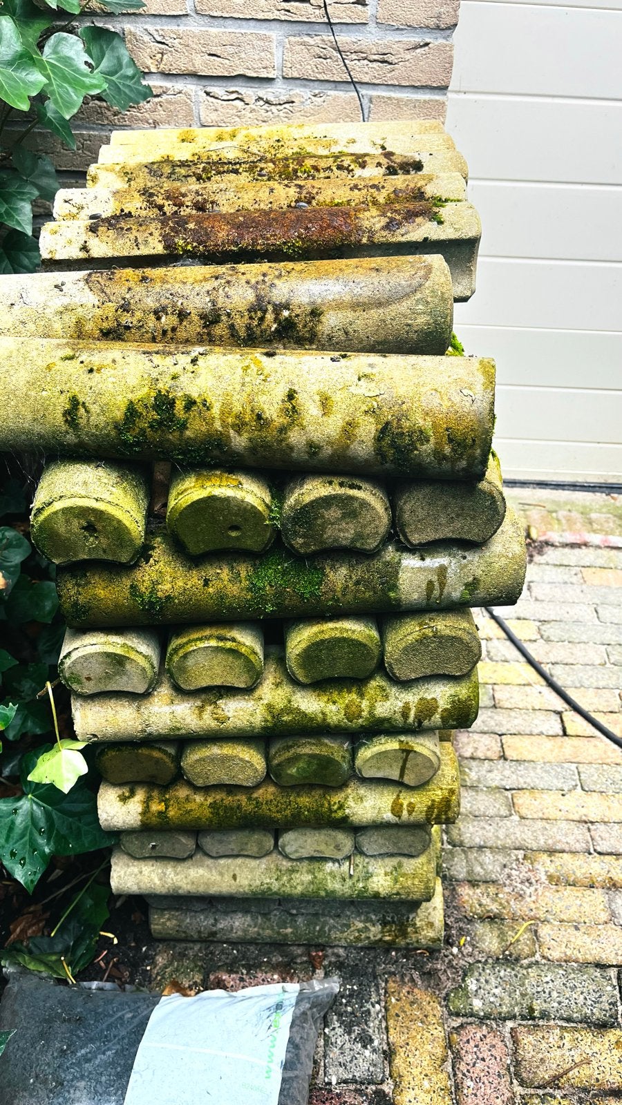 Palissade bandjes en paaltjes, Ophalen, Gebruikt, Beton, Overige typen