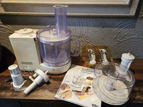 Vintage werkende Braun Foodprocessor - Keukenmachine, Huis en Inrichting, Keuken | Keukenbenodigdheden, Overige typen, Kunststof