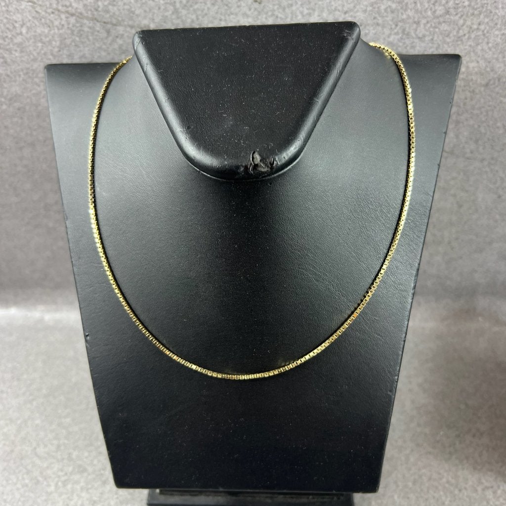Gouden Ketting | 14k | 6,42g | venetiaan | 46cm | 411928, Sieraden, Tassen en Uiterlijk, Kettingen, Gebruikt, Goud, Goud, Ophalen of Verzenden