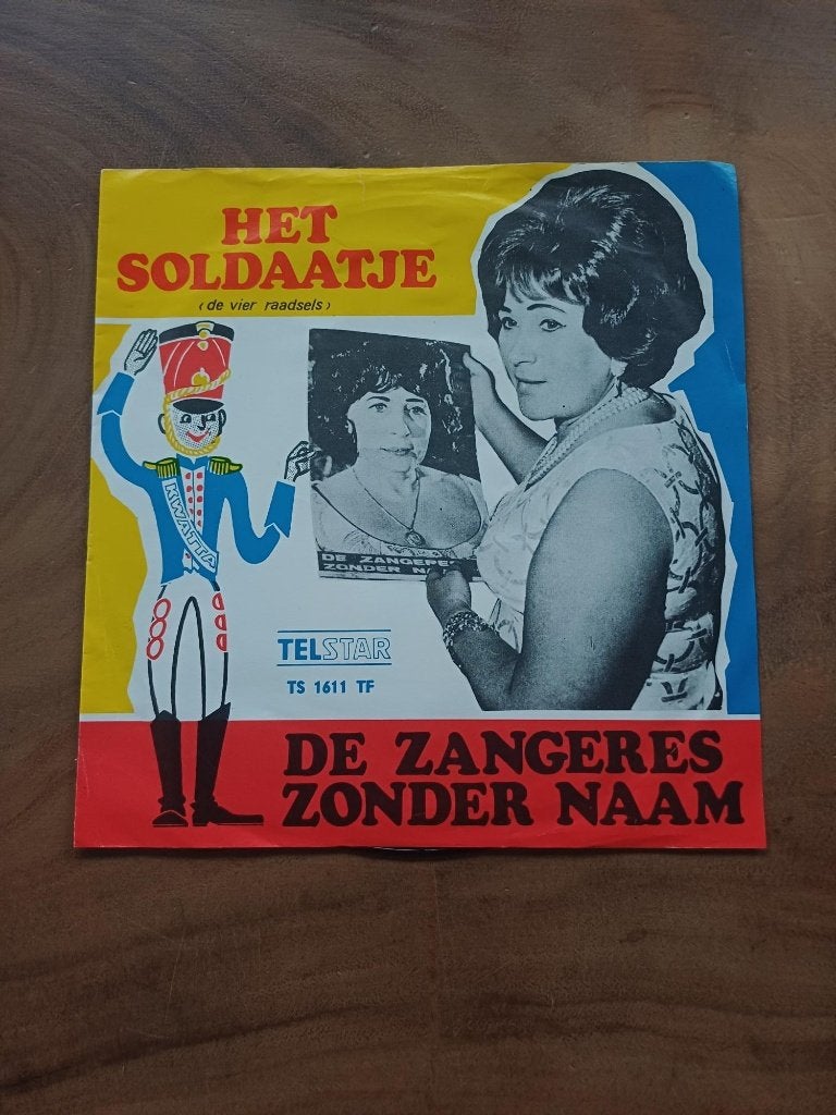 De Zangeres zonder Naam - Het Soldaatje - Single - Vinyl, Gebruikt, 7 inch, Ophalen of Verzenden, EP