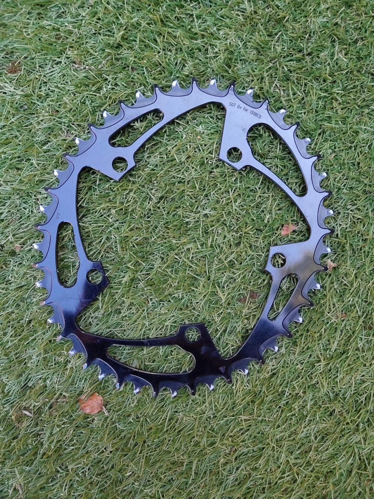Alugear 50T Ovaal 130BCD kettingblad, Crankstel of Pedalen, Alugear, Ophalen of Verzenden, Zo goed als nieuw