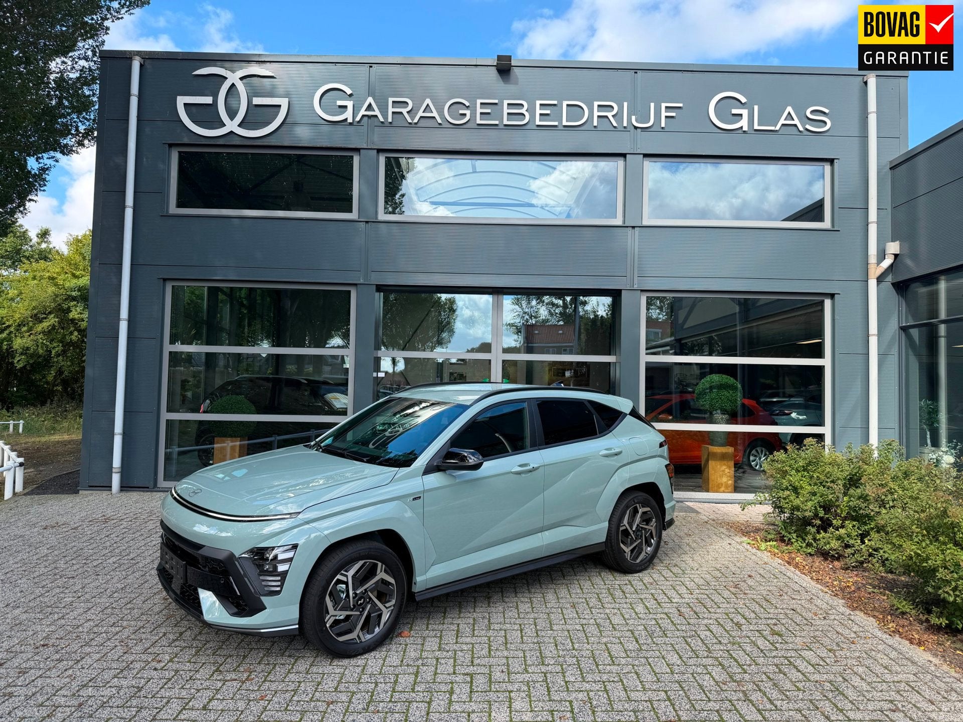 Hyundai Kona 1.6 GDI HEV N Line NIEUW 0 KM, Auto's, Hyundai, 12 maanden, Stof, Zwart, Bedrijf