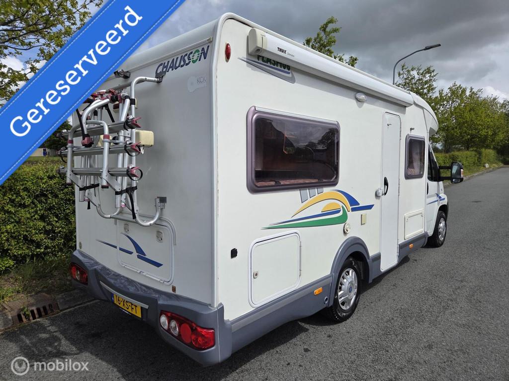 Chausson FLASH 08 Half-integraal ☆130pk, Cruise, Airco☆, Luifel, Half-integraal, Achteruitrijcamera, Chausson