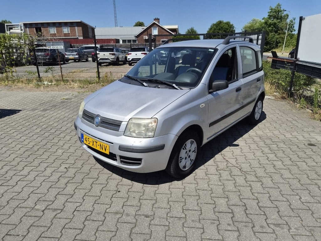 Fiat Panda 1.2 44KW 60PK 2007 Grijs Airco, Voorwielaandrijving, Stof, Origineel Nederlands, Handgeschakeld