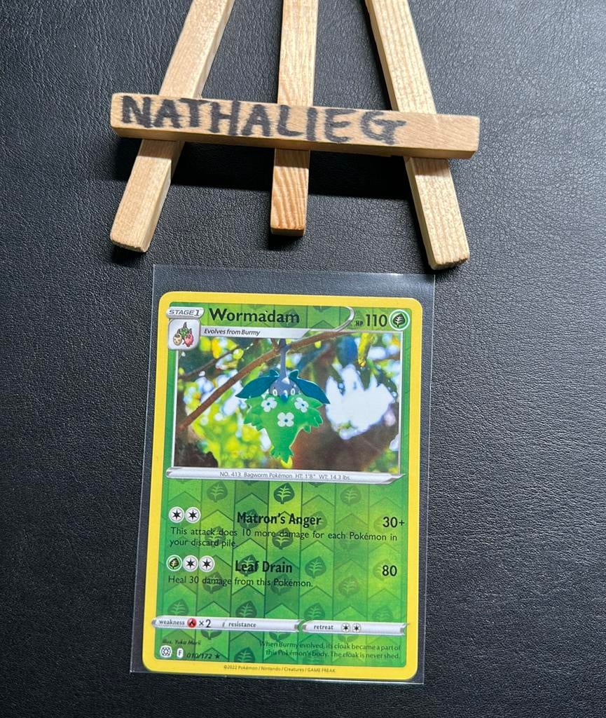 Wormadam reverse 010/172 Pokemon Brilliant Stars, Ophalen of Verzenden, Nieuw, Losse kaart