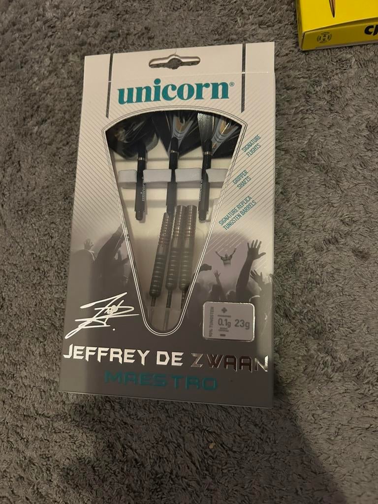 Unicorn Jeffrey de Zwaan darts, Ophalen of Verzenden, Zo goed als nieuw, Pijlen