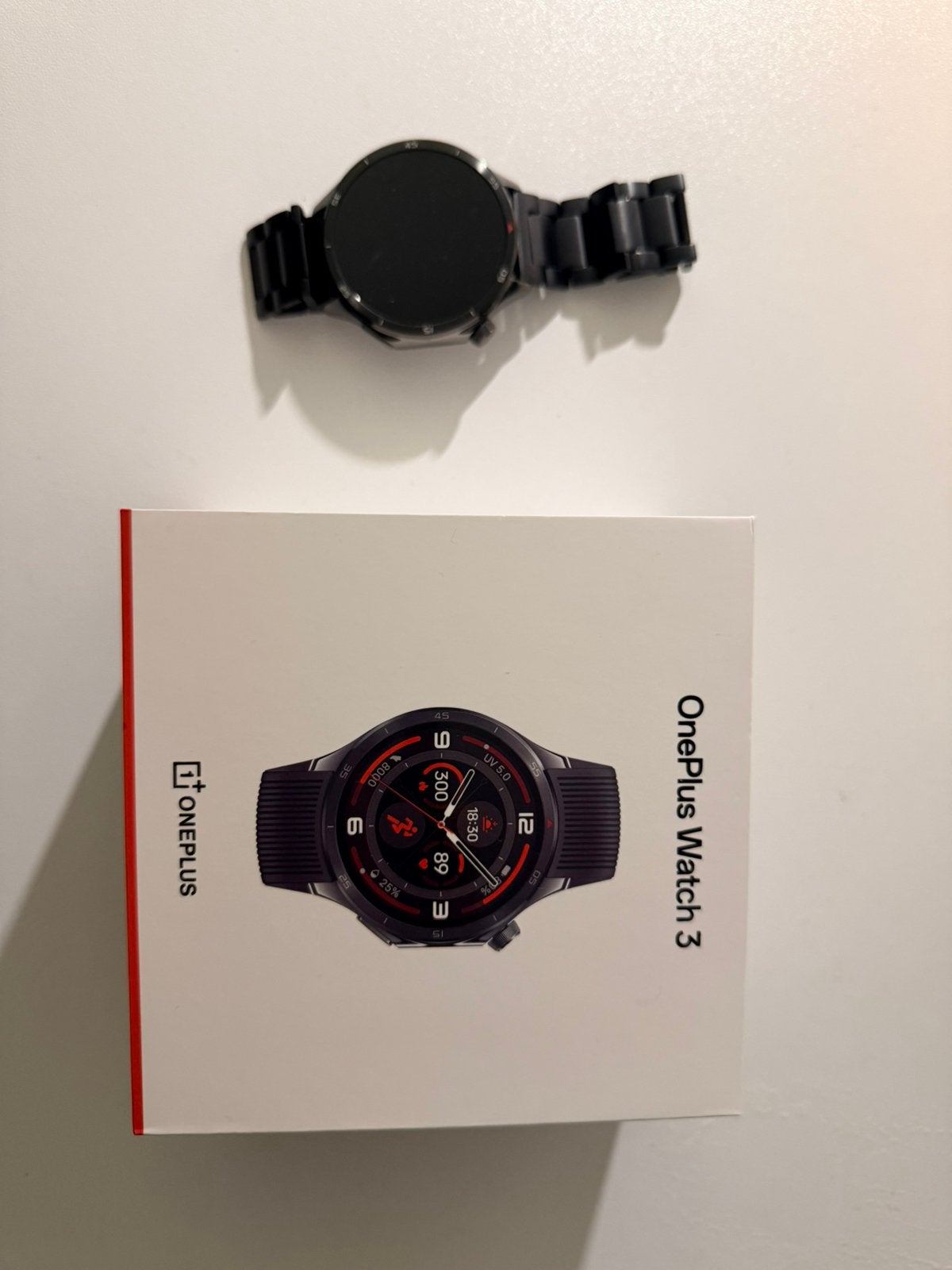 OnePlus Watch 3 - Zwart Smartwatch, Sieraden, Tassen en Uiterlijk, Smartwatches, Hartslag, Zwart, Ophalen of Verzenden, Zo goed als nieuw