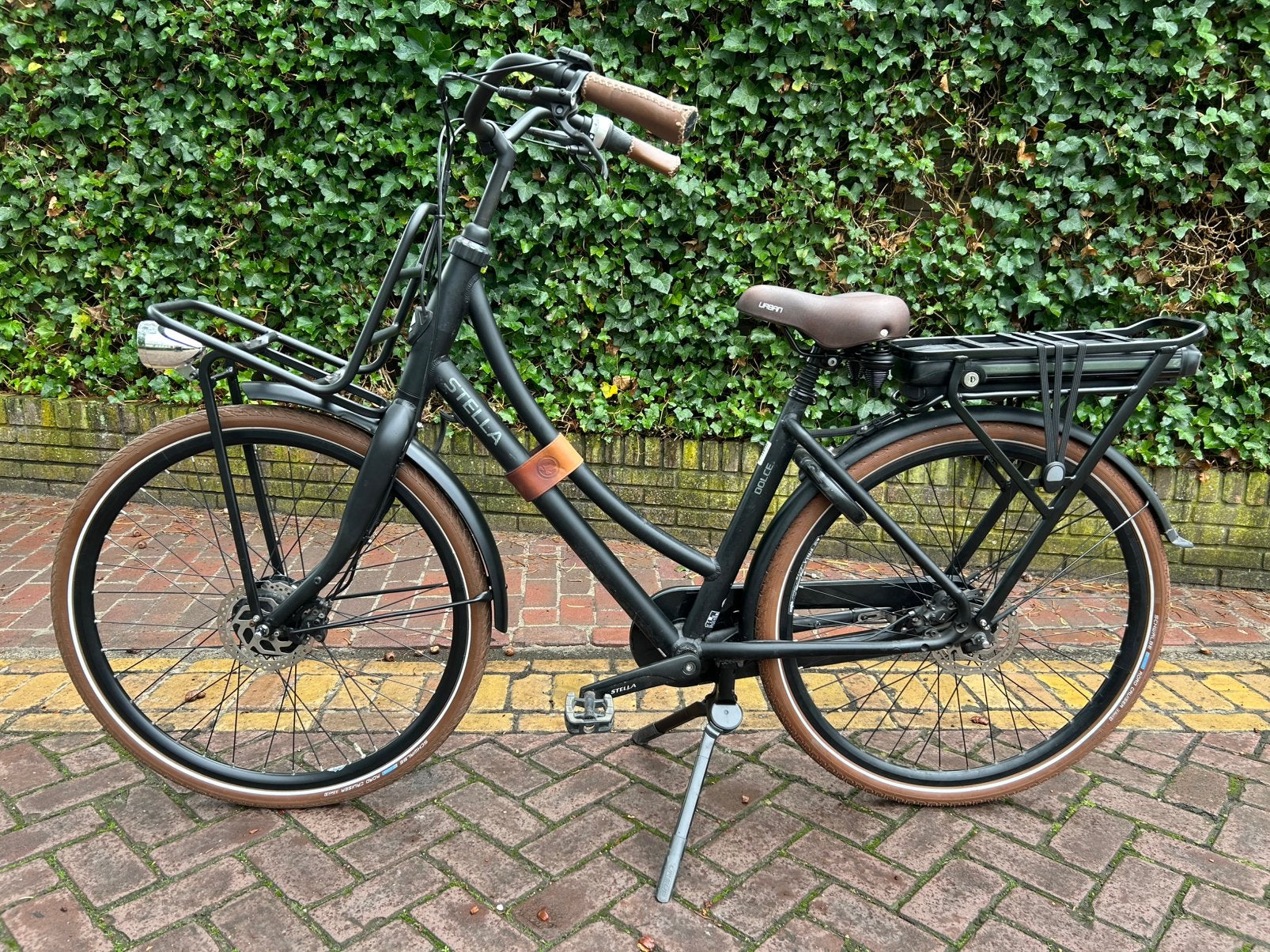 Stella Dolce Elektrische dames/transport fiets *mooi*, Fietsen en Brommers, Zo goed als nieuw, 47 tot 51 cm, 50 km per accu of meer