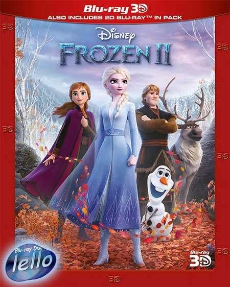 Blu-ray 3D: Disney's Frozen 2 (2019 Kristen Bell)SC nietNLOG, Ophalen of Verzenden, Nieuw in verpakking, 3D Blu-ray, Tekenfilms en Animatie
