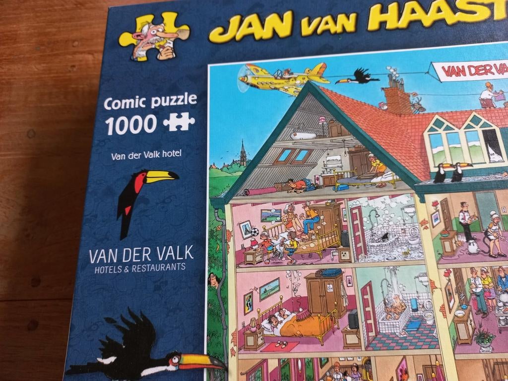 Jan van Haasteren puzzel  Van der Valk hotels & restaurants, Ophalen of Verzenden, 500 t/m 1500 stukjes, Zo goed als nieuw