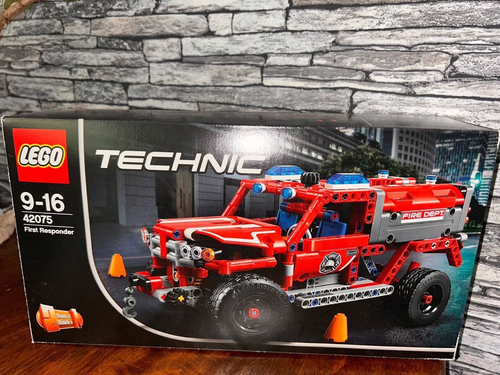 lego technic 2 in 1 first responder brandweer 42075, Ophalen, Gebruikt, Compleet, Lego