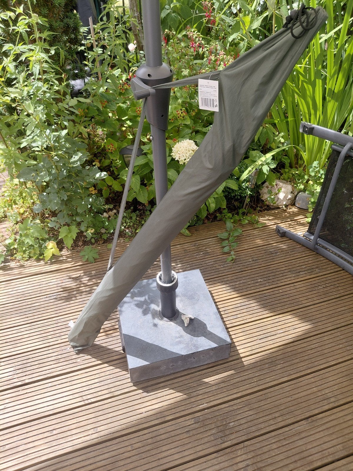 Handige strandparasol / visparasol 195 cm, Ophalen of Verzenden, Gebruikt, 1 tot 2 meter, Strandparasol