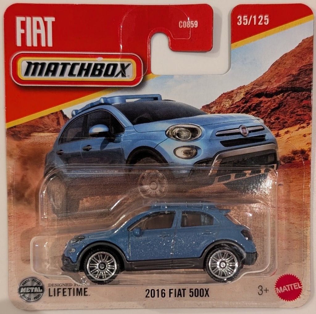 2025 Matchbox 2016 Fiat 500X, Ophalen of Verzenden, Nieuw
