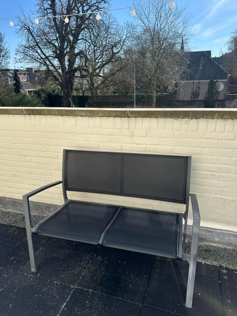 Tweezitter Tuinbankje, Tuin en Terras, Ophalen, Gebruikt