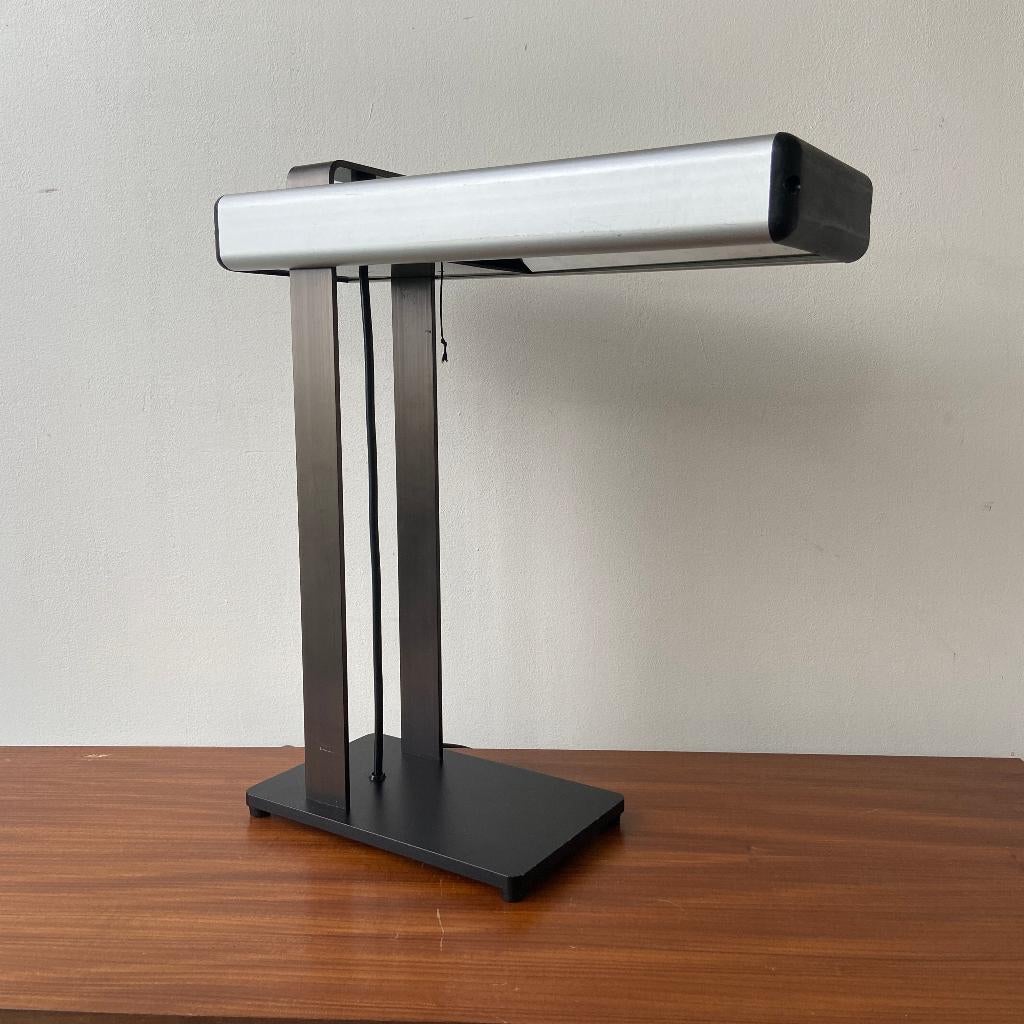 jaren 70 80 Zweeds design Parabolux bureaulamp, Gebruikt, Ophalen of Verzenden, Jan Ake Hallen, Zweeds design
