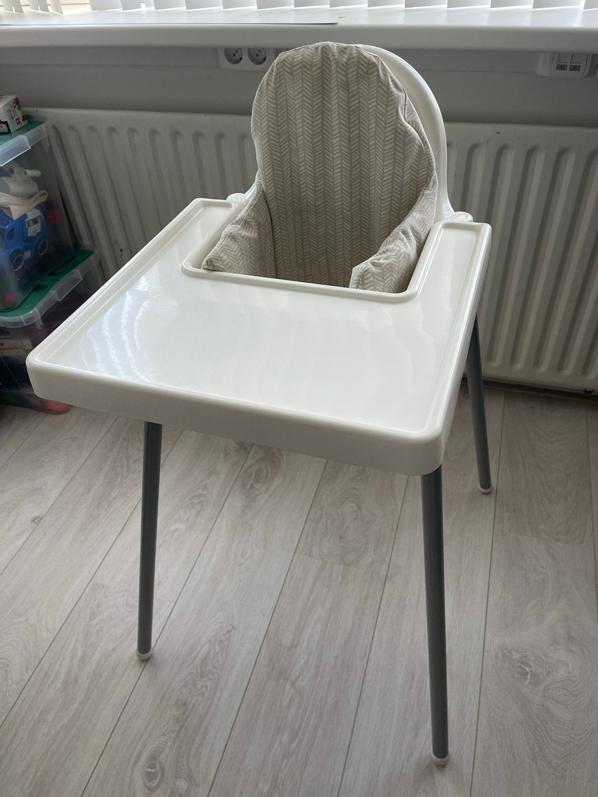 Ikea Antilop kinderstoel met kussen, Ophalen, Gebruikt, Overige typen, Afneembaar eetblad