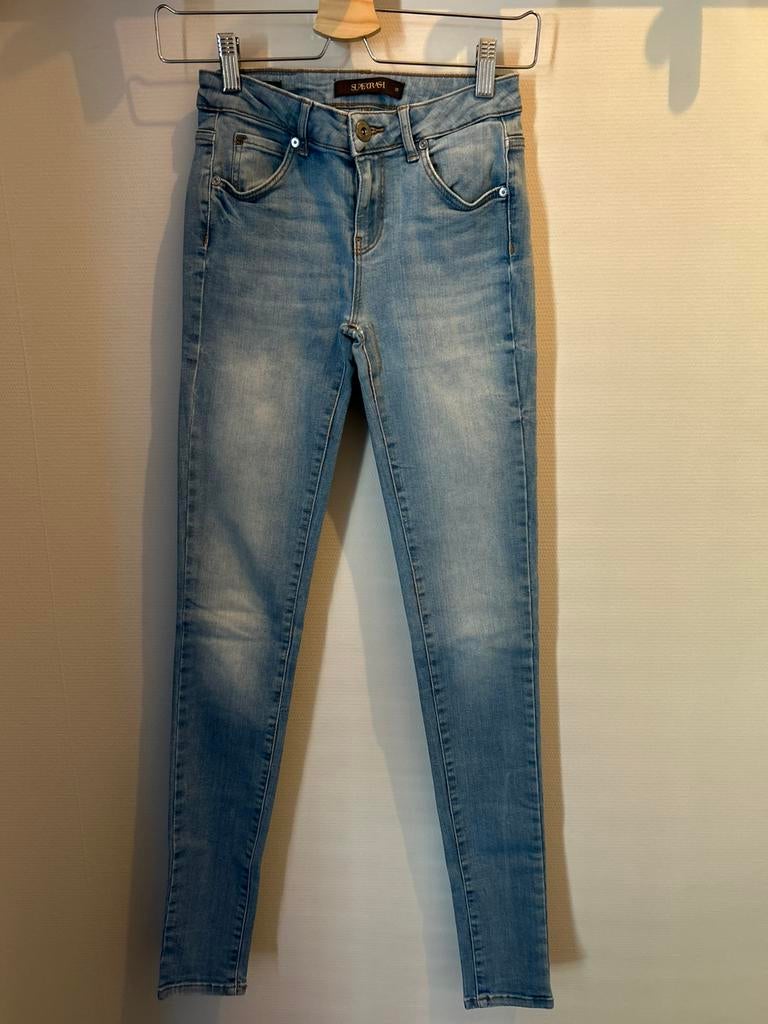 Spijkerbroek Supertrash, Ophalen of Verzenden, Zo goed als nieuw, Blauw