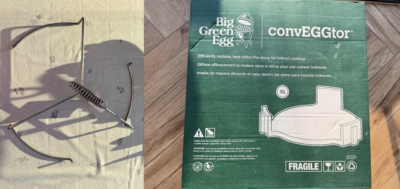 Big Green Egg convEGGtor XL  En Egg Conveggtor lifter, Ophalen of Verzenden, Nieuw