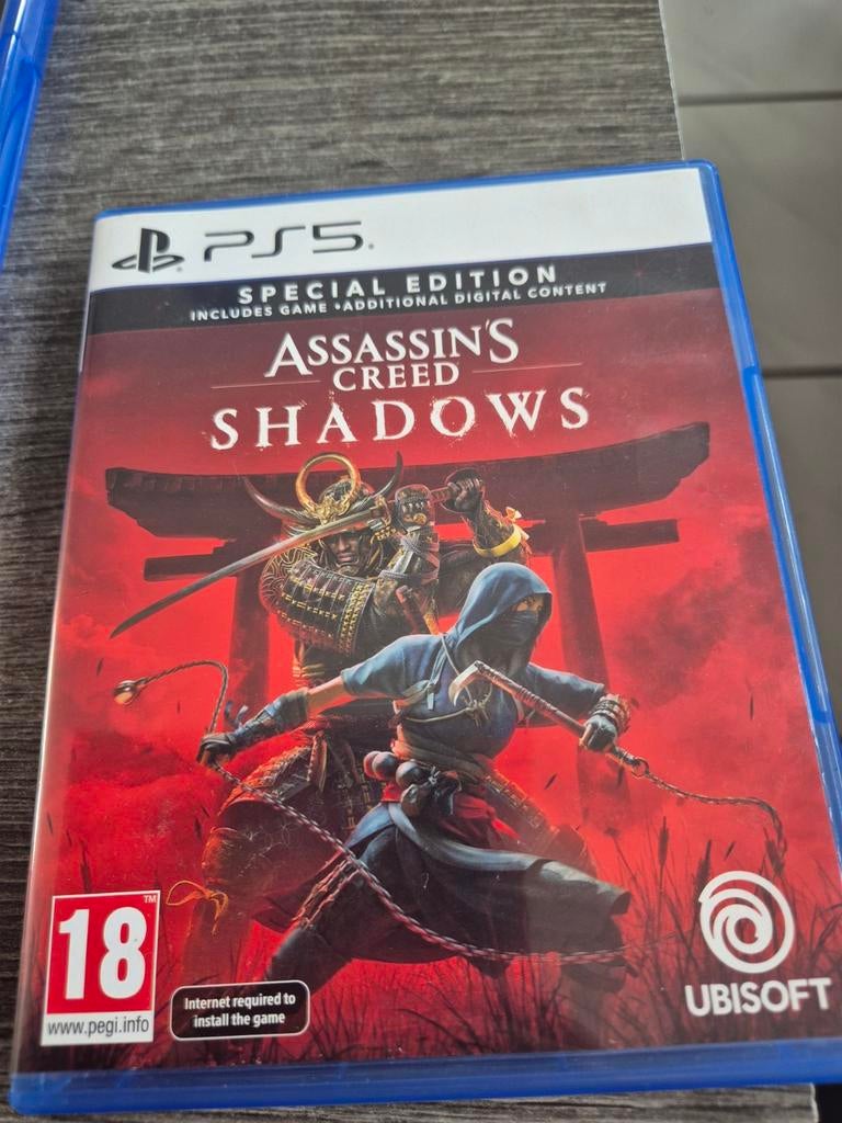 Assassin's Creed Shadows special edition ps5, Spelcomputers en Games, Games | Sony PlayStation 5, Ophalen, Zo goed als nieuw