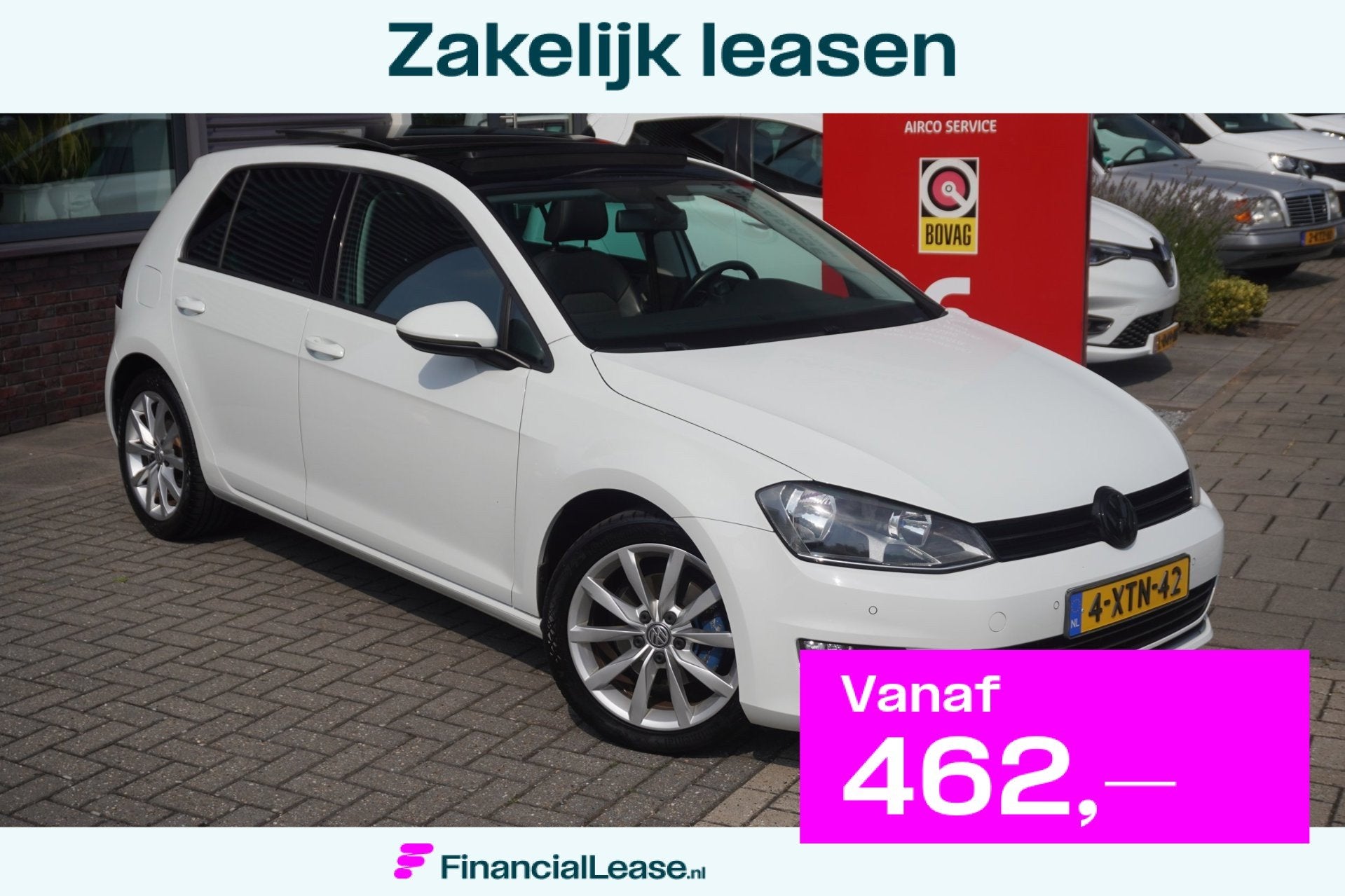 Volkswagen Golf 1.4 TSI ACT Business Edition DSG / Pano / Ma, Gebruikt, 4 cilinders, 150 pk, Leder en Stof
