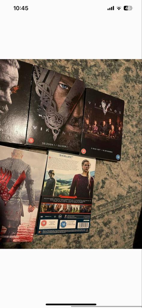 Vikings DVD Boxsets Seizoen 1 t/m 4, Vanaf 16 jaar, Ophalen of Verzenden, Gebruikt, Overige genres