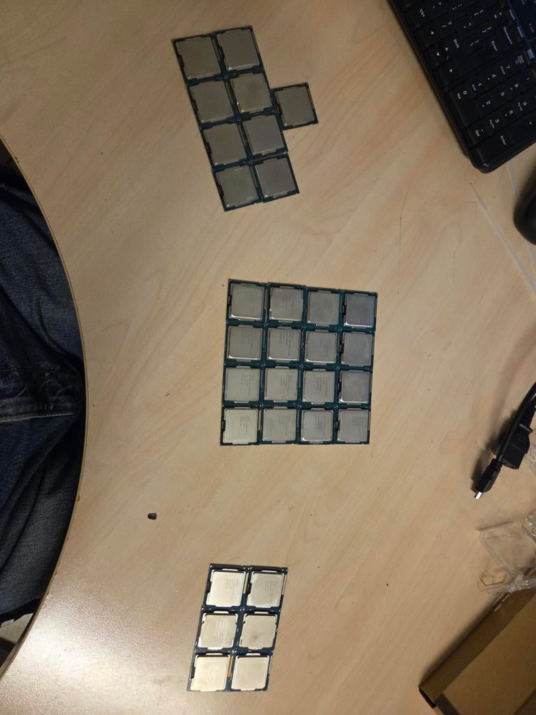 Partij intel processoren (Core i3, pentium, celeron), Gebruikt, Intel, 2-core, 2 tot 3 Ghz