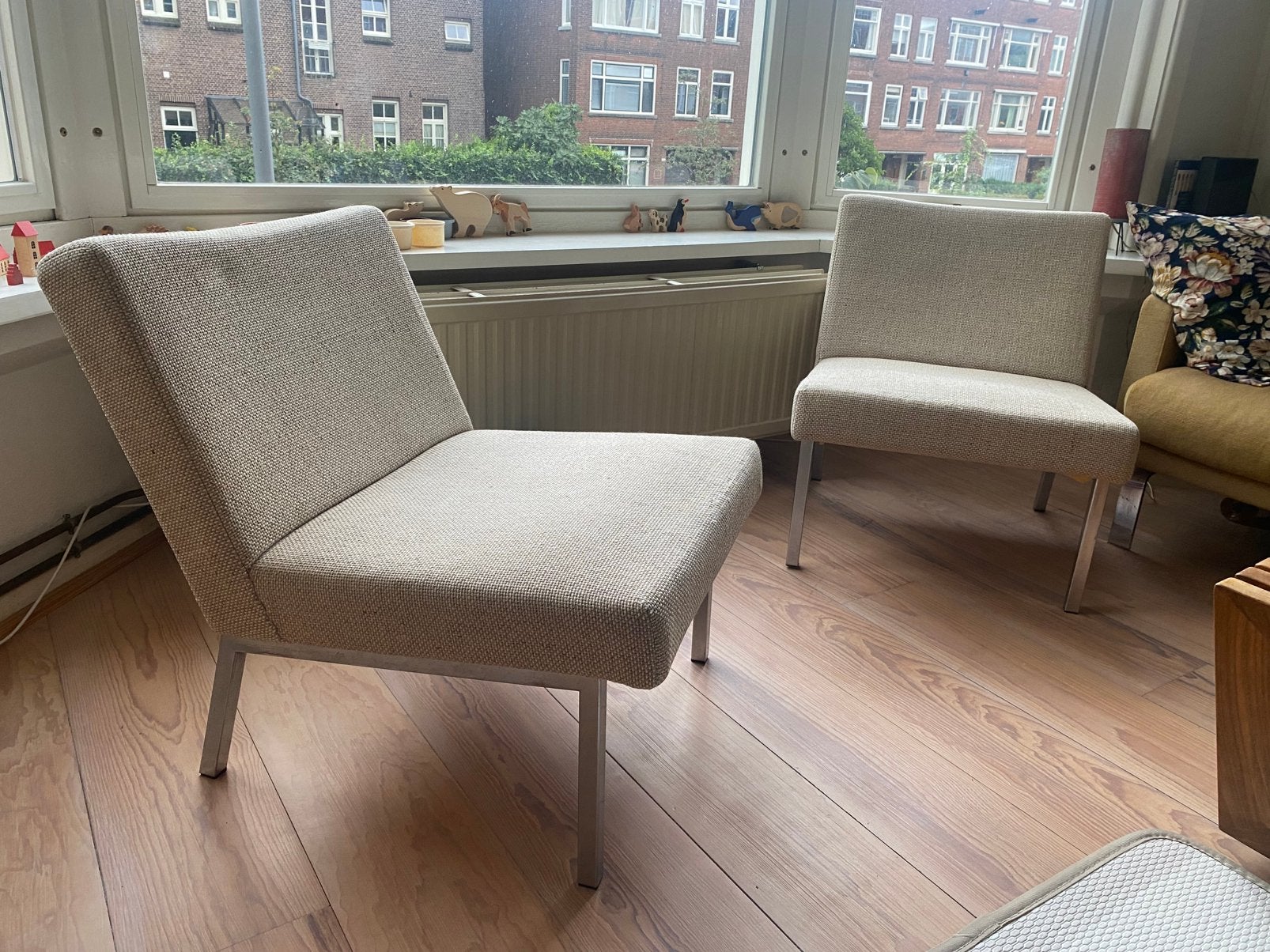 Martin visser design stoelen SZ62 2x nieuw gestoffeerd, Eenpersoons, 75 tot 100 cm, Ophalen of Verzenden, Zo goed als nieuw