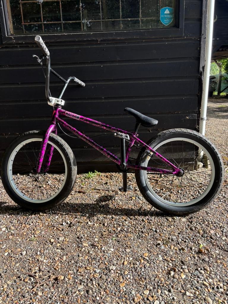 BMX Mafia Madmain 20” Purple Splatter, Ophalen of Verzenden, Zo goed als nieuw, Staal, 16 tot 20 inch