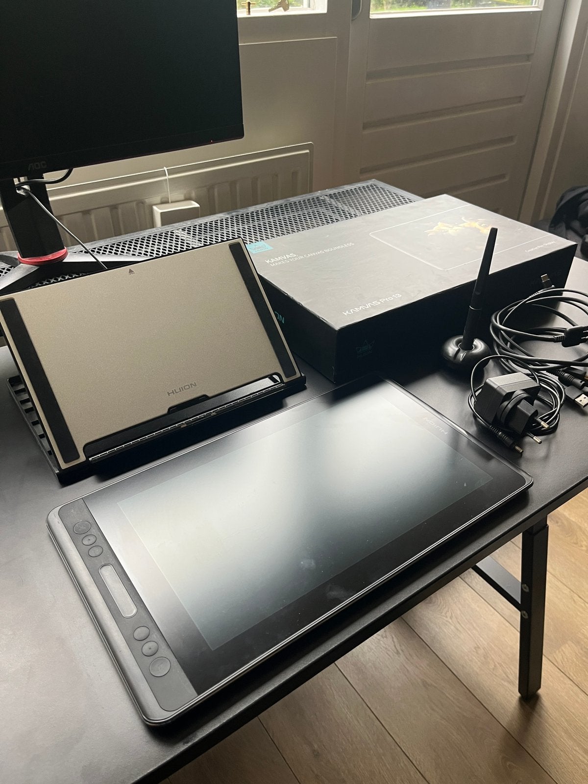 Huion Kamvas Pro 13 Full HD–Compleet met doos en accessoires, Computers en Software, Ophalen, Zo goed als nieuw