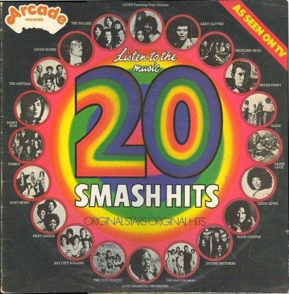 LP vinyl Various Artists–Listen To The Music - 20 Smash Hits, Gebruikt, Verzenden, 12 inch, Poprock