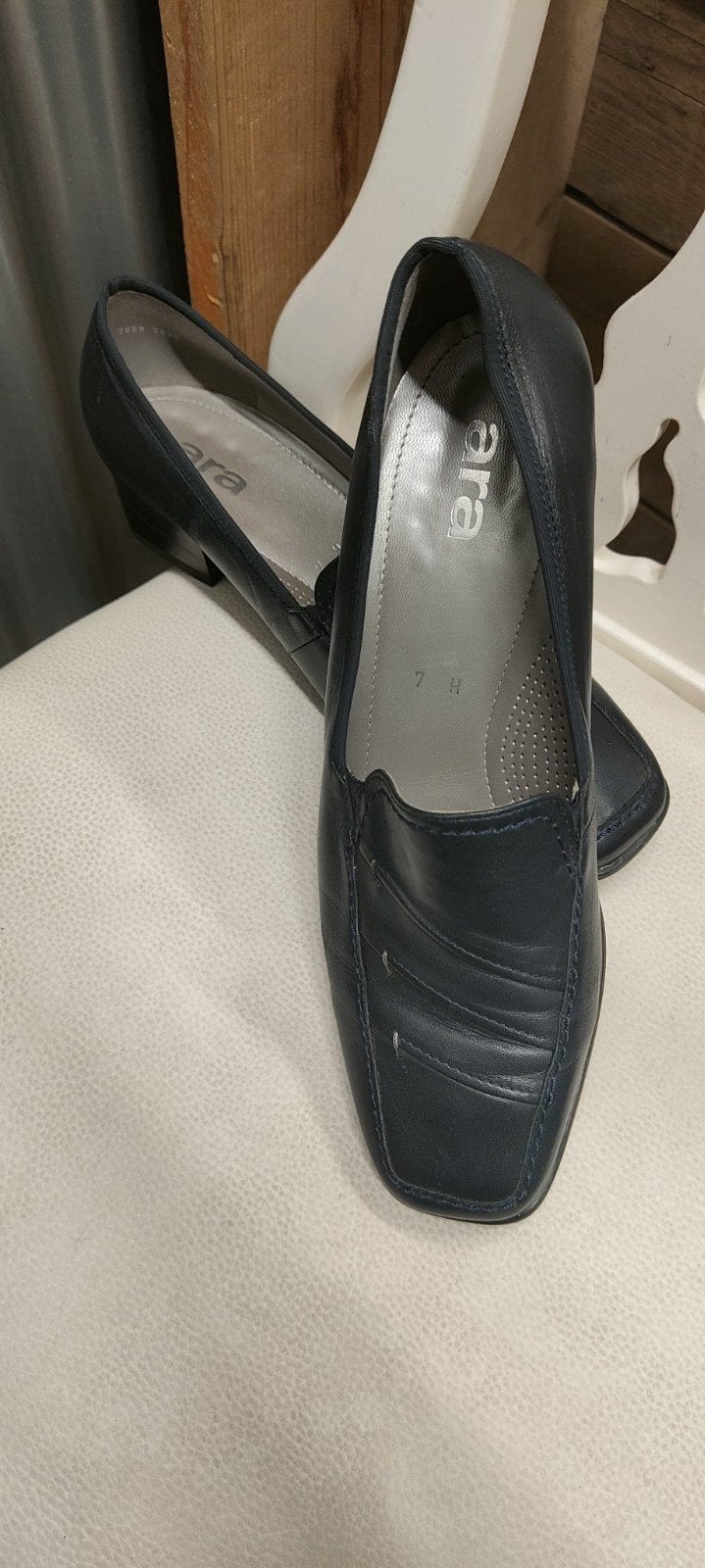Instappers ARA, Kleding | Dames, Schoenen, Ophalen of Verzenden, Zo goed als nieuw, Blauw, Instappers