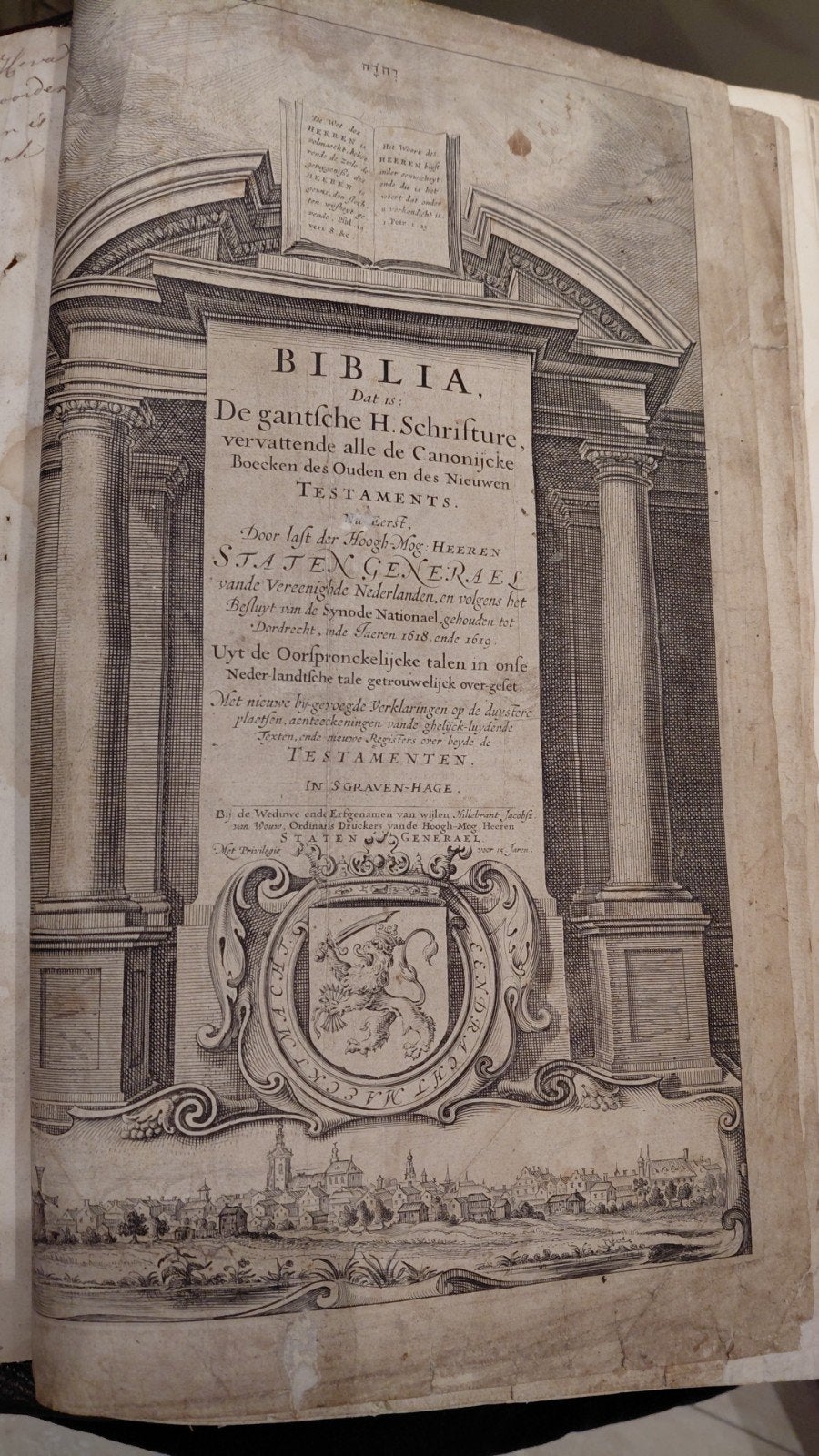 biblia, statenbijbel, 's Gravenhage 1649, Antiek en Kunst, Ophalen of Verzenden