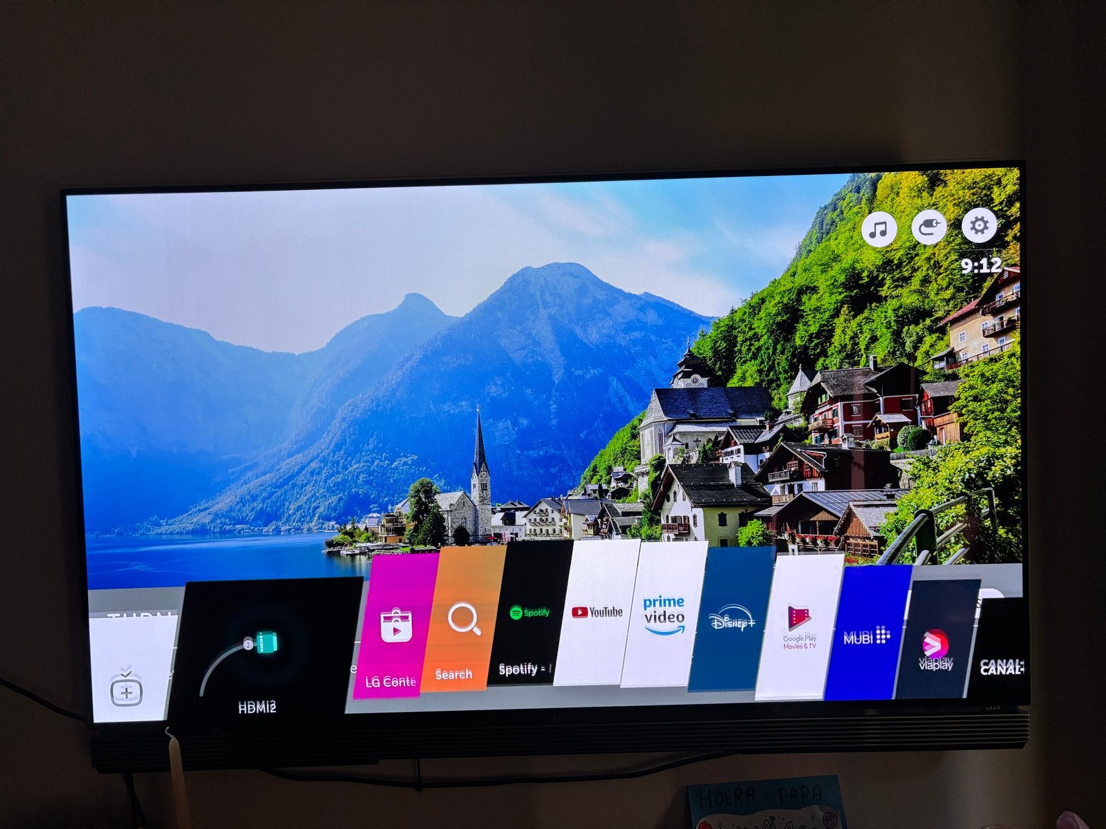 LG OLED TV 55" met Harman Kardon soundbar, Audio, Tv en Foto, Televisies, Ophalen, Gebruikt, 100 cm of meer, LG