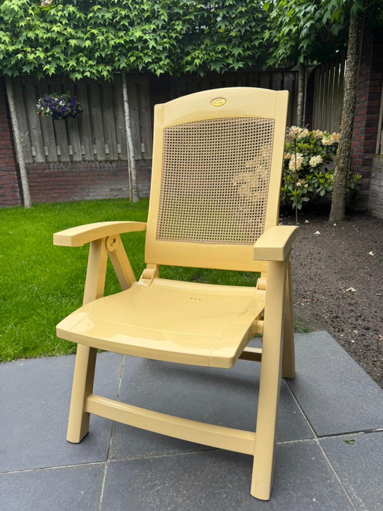 Tuinstoelen Hartman Prestige Selection, Ophalen, Zo goed als nieuw, Kunststof, Verstelbaar