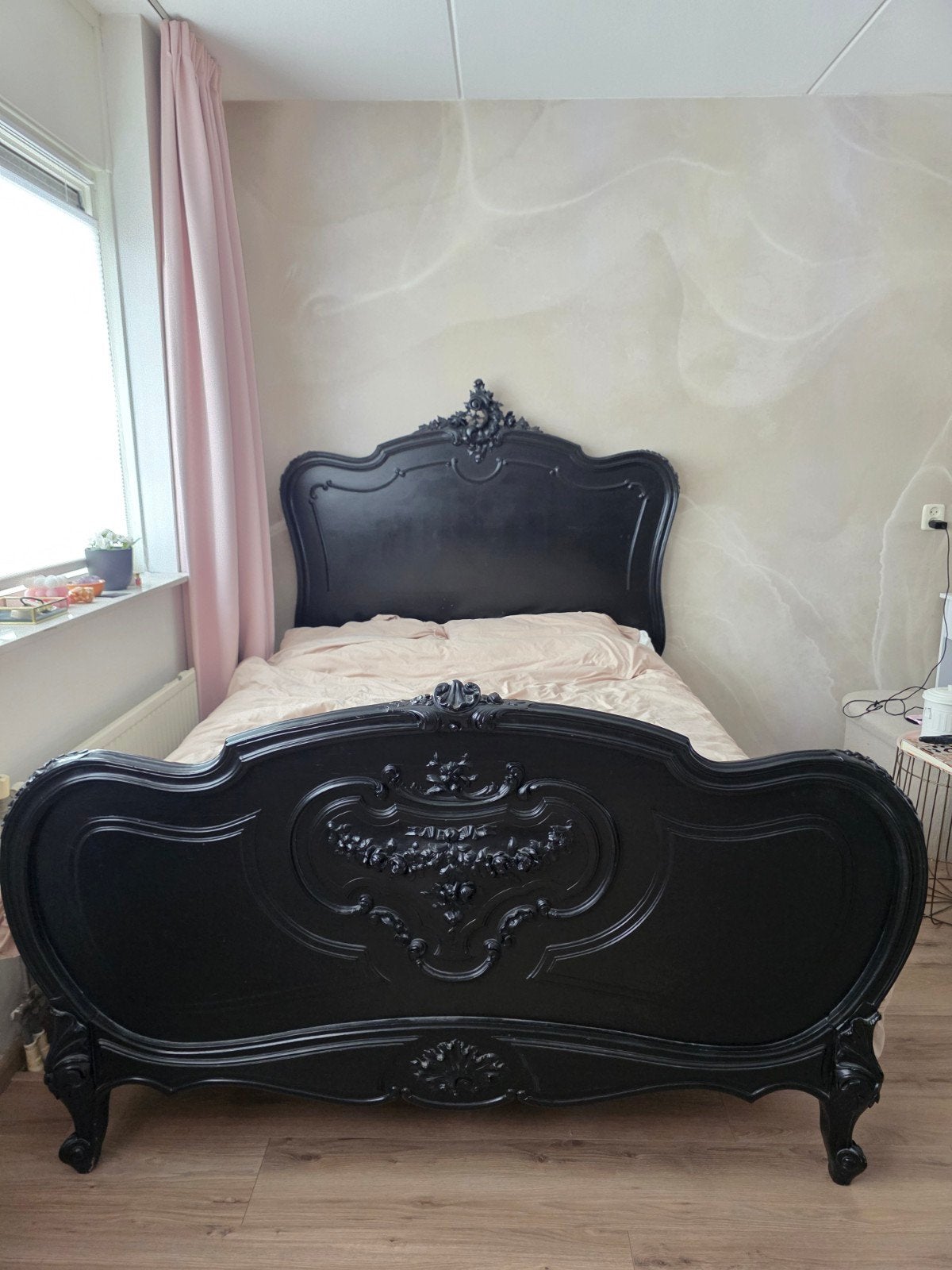 barok 2 persoonsbed zwart., Ophalen, Barok, Zwart, Overige maten